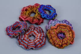 Knit Scrunchies